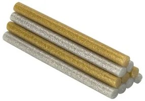 Stick di colla a caldo Salki 430208 Argentato Dorato Porporina Decorazione Ø 8 x 95 mm 105 g (22 Unità)