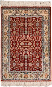 Hereke Tappeto 90 x 60 Beige (Cina) Annodato A Mano