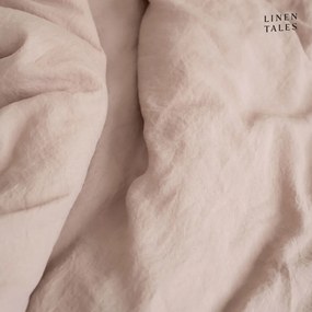 Federa di lino marrone chiaro con bordo a righe , 50 x 60 cm Portobello - Linen Tales