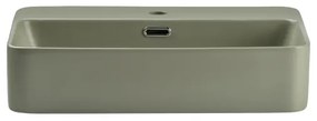 COMAD TRUST 2 OLIVER GREEN (E-6282) - Lavabo da appoggio TRUST 55x38 cm verde