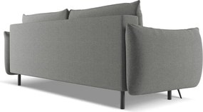 Divano grigio chiaro 230 cm Malie – Makamii