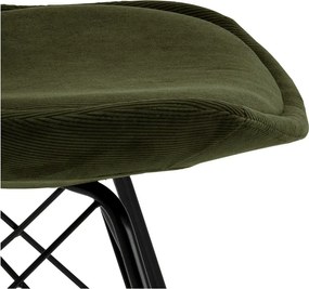 Sedia da pranzo verde scuro Eris - Actona