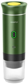 Aligator ACM003 - Macchina da caffè da viaggio ricaricabile PortaCaffé 3 in 1 72W/7500 mAh verde