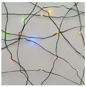 Catena LED da esterno natalizia 40xLED/9m IP44 multicolore