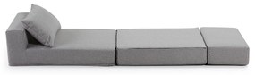 Kave Home - Pouf letto Arty 70 x 89 (200) cm grigio