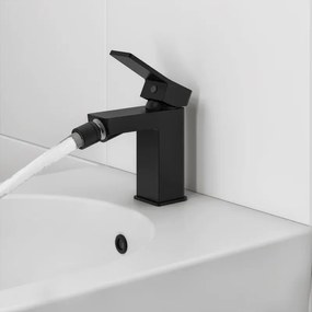 Rubinetto per bidet Studio nero spazzolato lucido SENSEA