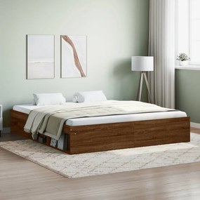 Giroletto Marrone Rovere 180x200 Cm Super King /
