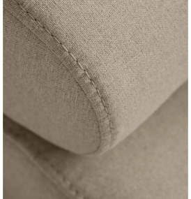 Divano angolare beige allungabile/con contenitore (con penisola a sinistra/a L) Anton – ELTAP