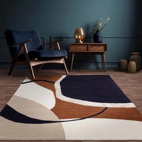 Tappeto in lana tessuto a mano color mattone 160x230 cm Matrix - Asiatic Carpets
