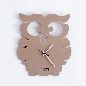 Orologio da parete di design gufino beige