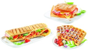 Sandwich maker in nero e argento Break Time - Tefal