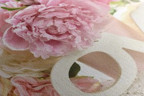 Stampa su tela – Con scritta romantica Love