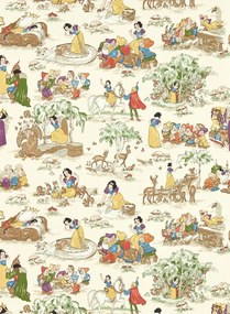 Sanderson Tapete Snow White - Whipped Cream