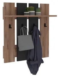 Appendiabiti MITA 70x70 cm antracite/marrone