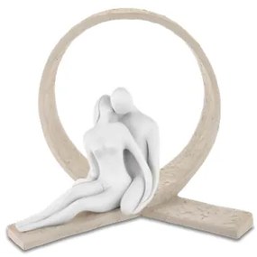 BONGELLI PREZIOSI statua coppia amore con arco d. 30 nocciola