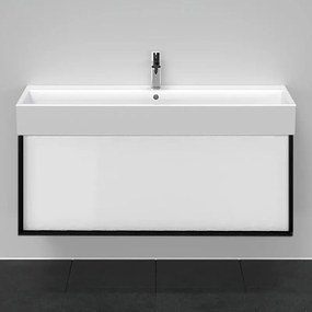 Mobile sottolavabo e lavabo Neo Frame per vasca centrale rovere nero L 90 x H 32 x P 48 cm