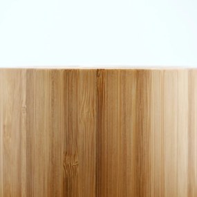 Organizer da bagno di colore naturale in bambù per cosmetici/girevole Isalys – MSV