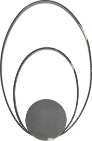 Plafoniera LED Bea cromo IP20 bianco naturale, 2500 lumen NOVECENTO