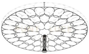 Lafra lampada da soffitto grande nero d.95cm a led 3000k 4778lm 54w