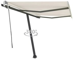 Tenda Da Sole Manuale Autoportante 300x250 Cm Crema /