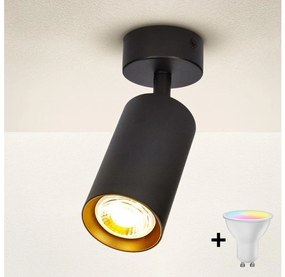 Brilagi - Faretto LED dimmerabile SELE 1xGU10/6,5W/230V nero/oro