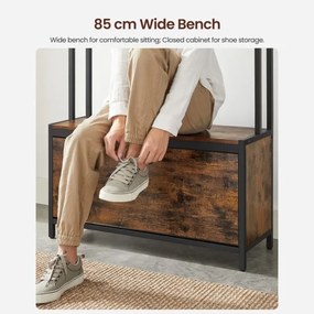 Appendiabiti a piantana NAVOR marrone/nero