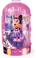 Minnie Glam & Train Bambola 15cm 12 Accessori Vestiti Intercambiabili Idea Regalo