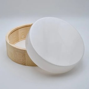 Plafoniera bagno NATURAL 3xE27/15W/230V IP54 pino Ø 37 cm