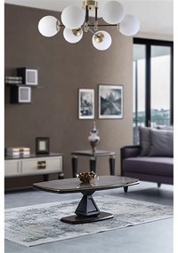 Plafoniera bianca/dorata con paralume in vetro ø 15 cm Dolunay – Opviq lights