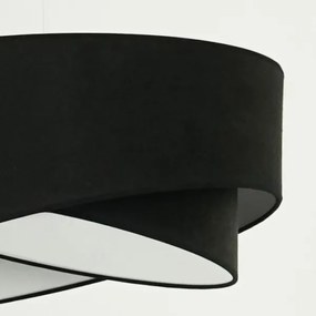 Brilagi - Lampadario LED a sospensione con filo LYRA 1xE27/15W/230V nero/bianco