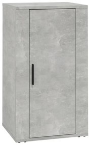 Credenza grigio cemento 40x33x70 cm in legno multistrato