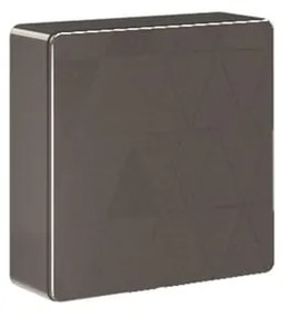 Pensile bagno Armonia grigio scuro, 1 anta apertura da destra P 16 x L 39 x H 39 cm