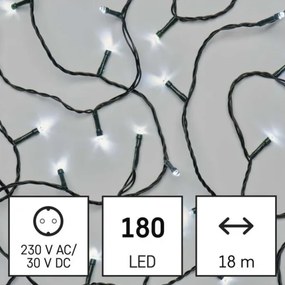 Catena LED natalizia da esterno 180xLED/8 modalità 23m IP44 bianco freddo