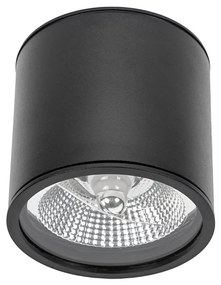 Luce Spot da bagno CHLOE AR111 1xGU10/12W/230V IP65 arrotondato nero