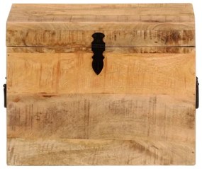 Contenitore Portaoggetti 39x28x31cm in Legno Massello di Mango