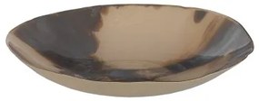 Centrotavola Marrone Crema Cristallo 40 x 40 x 9 cm