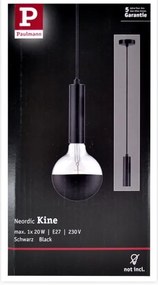 Paulmann 79757 - Lampadario su fune NEORDIC 1xE27/20W/230V