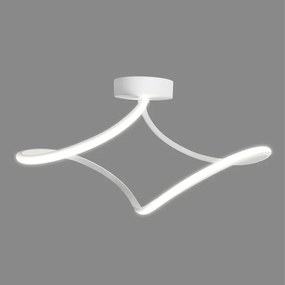 Plafoniera LED Dana bianco IP20 cct da bianco caldo a bianco freddo con regolazione di temperatura