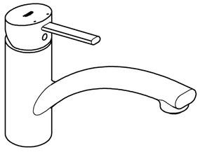 GROHE 30358000 - Miscelatore per lavello SWIFT 227 mm, cromo lucido