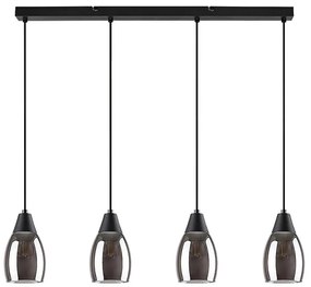 Rabalux 72184 - Lampadario a sospensione con filo ILMARI 4xE27/15W/230V