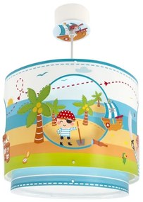 Dalber 60652 - Lampadario per bambini PIRATA ISLAND 1xE27/15W/230V