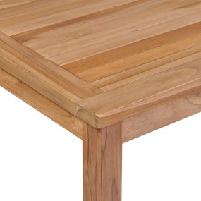 Tavolo da giardino 200x100x77 cm in legno massello di teak