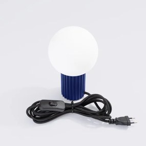 Sollux SL.1741 - Lampada da tavolo HALO 1xG9/8W/230V diametro 12 cm blu