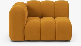 Modulo Lupine 1 posto con bracciolo in velluto Venus – L115 cm