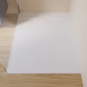 Piatto doccia SENSEA in composito minerale di resina gelificata Neo bianco L 90 x L 120 x H 2.7 cm opaco