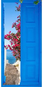 Fotomurale per porta  Door into Summer  Colore Beige, Dimensioni e Misure 70x210