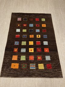 Gabbeh Tappeto 120 x 180 Marrone (Iran) Annodato A Mano