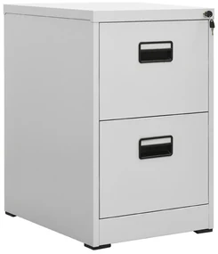 Schedario Grigio Chiaro 46x62x72,5 Cm İn Acciaio /