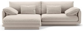 Divano angolare beige (angolo sinistro) Torino - Micadoni Home