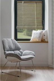 Tenda a pacchetto nera/di colore naturale in bambù 150x160 cm Vela – Gardinia